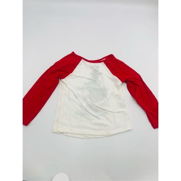 New Jumping Beans Peanut Merry & Bright Raglan Graphic Tee‎ Size 4T Toddler Girl - Picture 4 of 4
